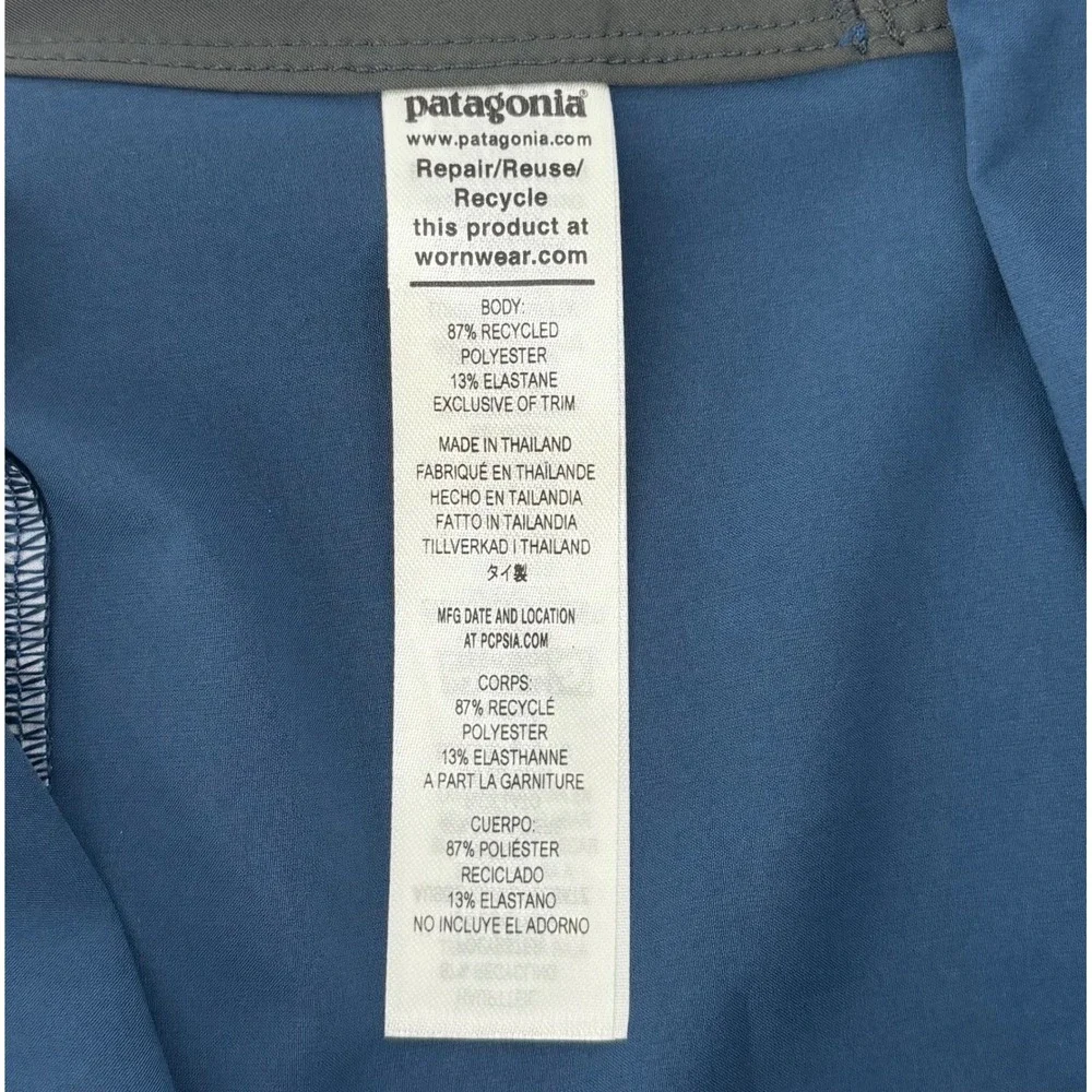 Patagonia Hydropeak SP Gerry Lopez Board Shorts Mens 30 Blue Floral